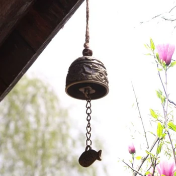 Derliaus Išdrožti Vėjo Varpeliais Bell Vario Kieme Sodo Dekoro Windbell Lauko Kabinti Namų Šventykla Ornamentu Dekoras