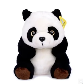 apie 20 cm mielas panda pliušinis žaislas gražių akių panda lėlė baby dovanų w7007